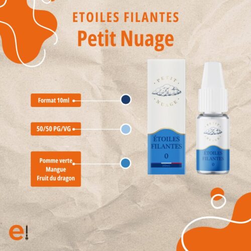 E Liquide - Etoiles Filantes - Petit Nuage