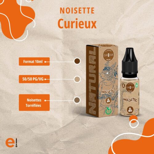 E Liquide - Noisette - Curieux