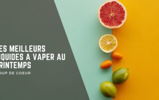 Découvrez les Meilleurs Liquides à Vaper pour le Printemps