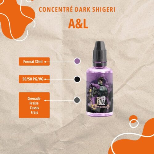 Concentré Dark Shigeri 30ml - Fighter Fuel