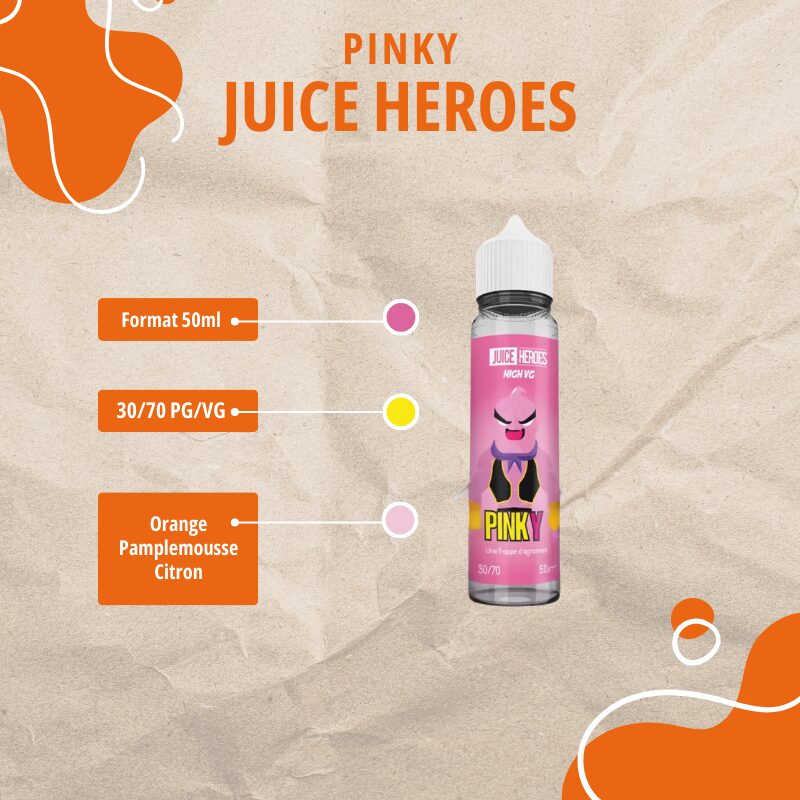 Prêt à booster - Pinky - Juice Heroes