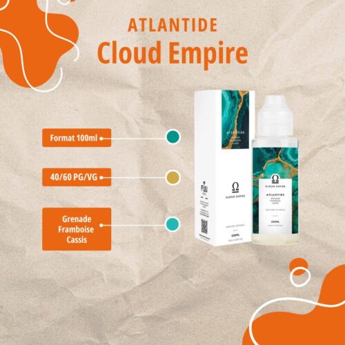 E Liquide Atlantide 100ml - Cloud Empire