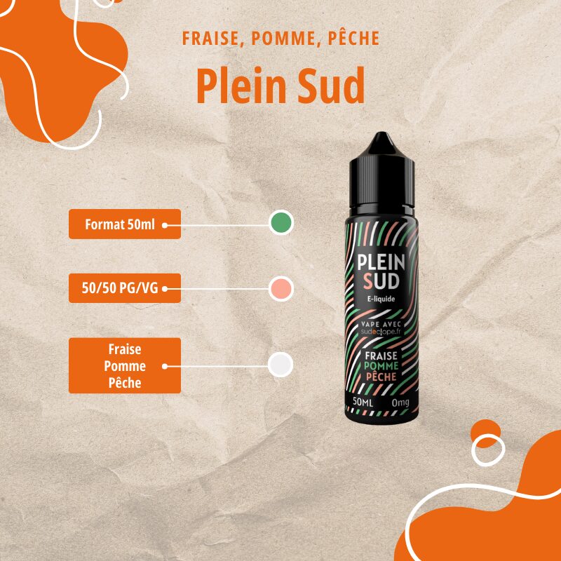 Fraise, Pomme, Pêche - Plein Sud