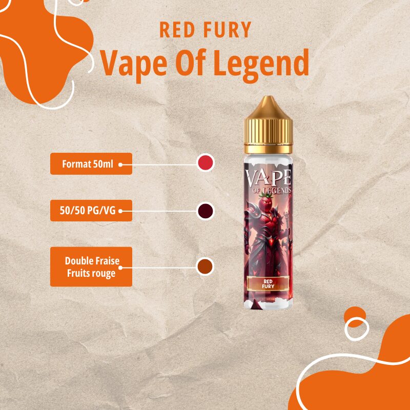 Prêt à Booster - Red Fury - Vape Of Legend