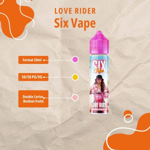 Prêt à Booster - Love Rider - Six Vape