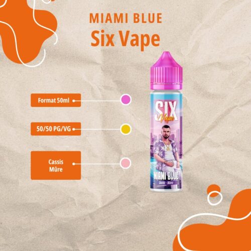 Prêt à Booster - Miami Blue - Six Vape