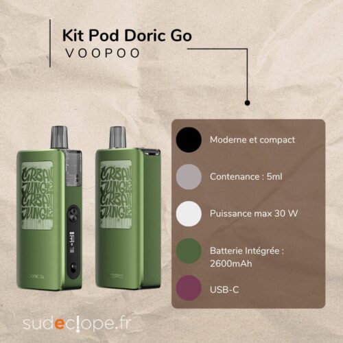 Kit Pod Doric Go - VOOPOO